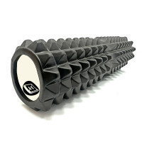 Масажний ролик EasyFit Grid Roller 45 см v.2.2 Чорний (EF-2028-BK)