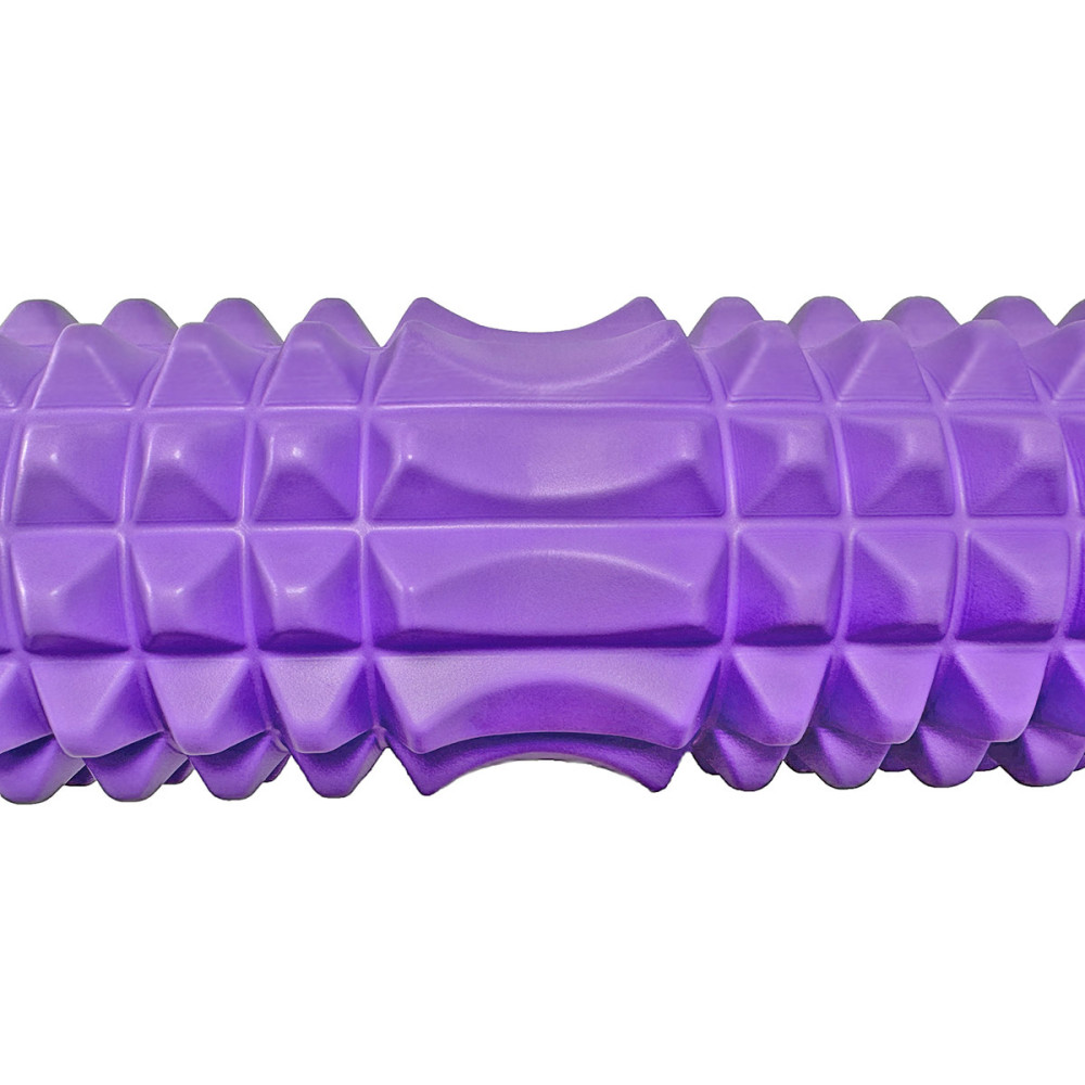 Масажний ролик EasyFit Grid Roller 45 см v.2.2 Фіолетовий (EF-2028-V)