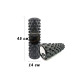 Масажний ролик EasyFit Grid Roller PRO 45 см Чорний (EF-2029-BK)