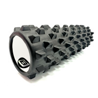 Масажний ролик EasyFit Grid Roller PRO 45 см Чорний (EF-2029-BK)