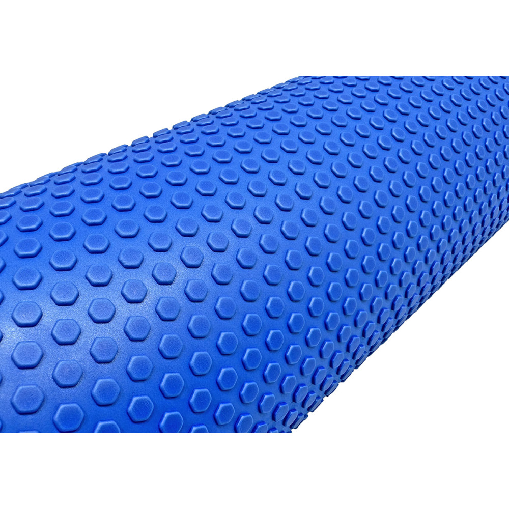 Масажний ролик EasyFit Foam Roller 45 см Синій (EF-2030-BL)