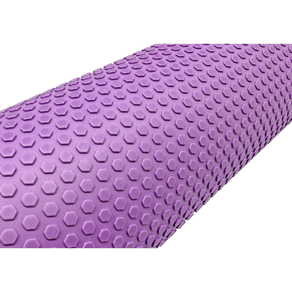 Масажний ролик EasyFit Foam Roller 45 см Фіолетовий (EF-2030-V)