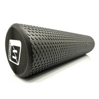 Масажний ролик EasyFit Foam Roller 60 см Чорний (EF-2032-BK)
