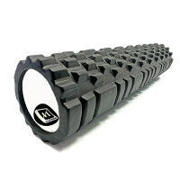 Массажный роллер EasyFit Grid Roller 60 см v.3.1 черный (EF-2037-BK)