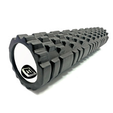 Массажный роллер EasyFit Grid Roller 60 см v.3.1 черный (EF-2037-BK)
