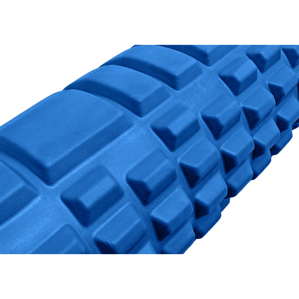 Масажний ролер EasyFit Grid Roller 60 см v.3.1 синій (EF-2037-BL)