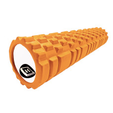 Массажный роллер EasyFit Grid Roller 60 см v.3.1 оранжевый (EF-2037-OR)