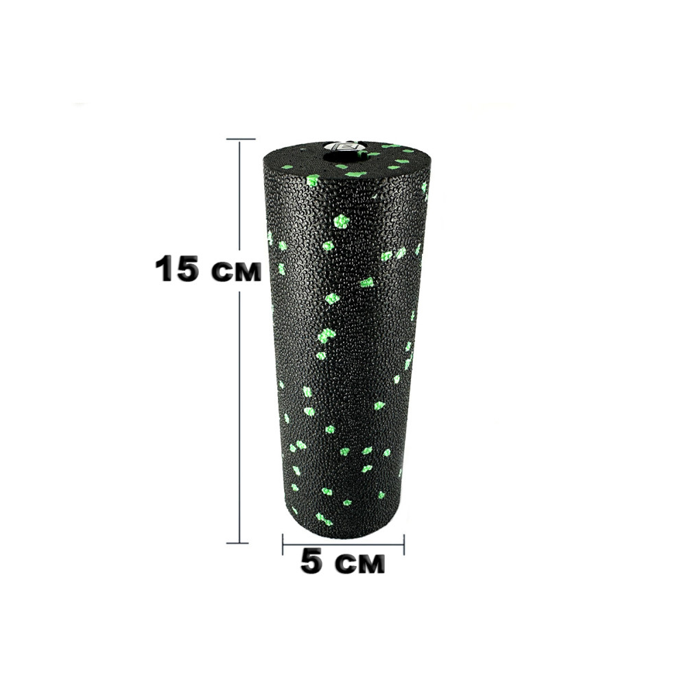 Масажний ролик EasyFit EPP 15х5 см салатовий (EF-2041-GN)