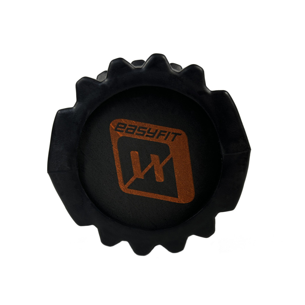 Масажний ролик EasyFit Solid Roller v.1.1s 33 см чорний (EF-2050-Bk)