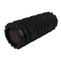 Массажный ролик EasyFit Solid Roller v.1.1s 33 см черный (EF-2050-Bk)