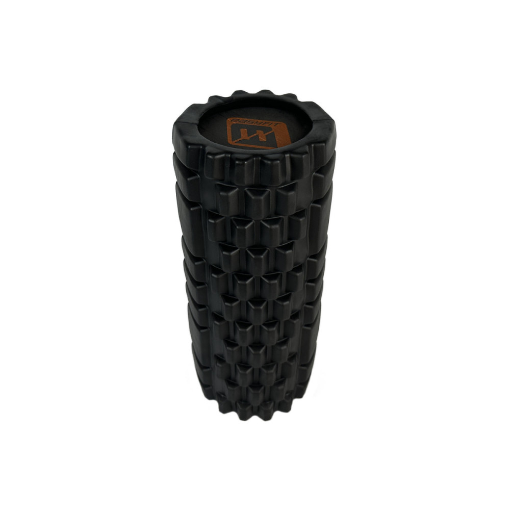 Масажний ролик EasyFit Solid Roller v.1.1s 33 см чорний (EF-2050-Bk)