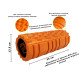 Масажний ролик EasyFit Solid Roller v.1.1s 33 см помаранчевий (EF-2050-Or)