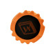 Масажний ролик EasyFit Solid Roller v.1.1s 33 см помаранчевий (EF-2050-Or)