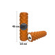 Масажний ролик EasyFit Grid Roller Extreme 45 см помаранчевий (EF-2051-OR)