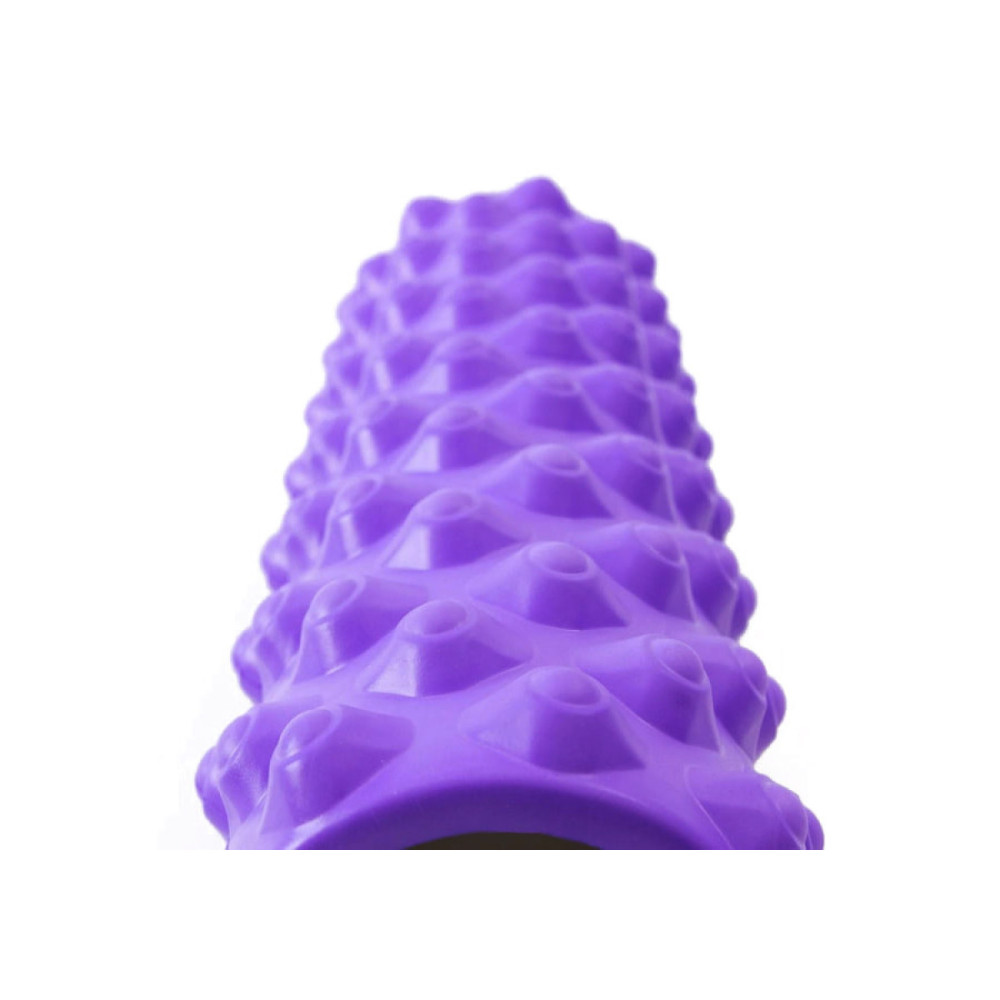 Масажний ролик EasyFit Grid Roller Extreme 45 см Фіолетовий (EF-2051-V)