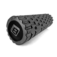 Массажный роллер EasyFit Solid Grid Roller Mini 30 см черный (EF-2057-BK)