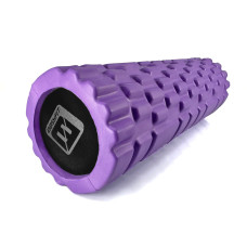 Массажный роллер EasyFit Solid Grid Roller Mini 30 см фиолетовый (EF-2057-V)