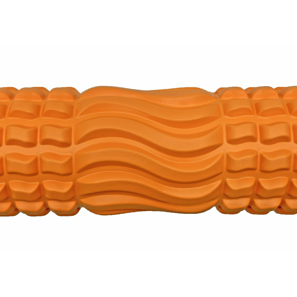 Масажний ролик EasyFit Wavyspines 33 см Помаранчевий (EF-2060-Or)