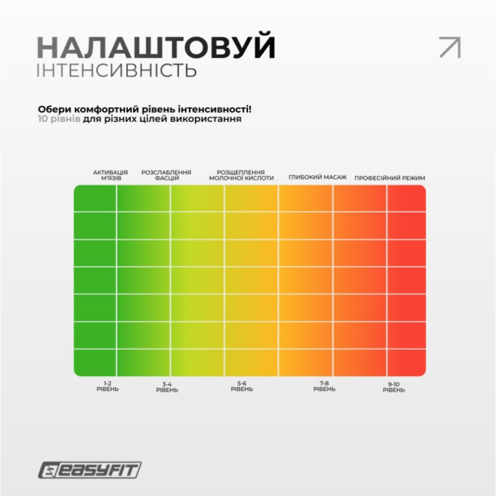 Миостимулятор EasyFit MyoTone импульсный массажер для мышц (EF-2307s)
