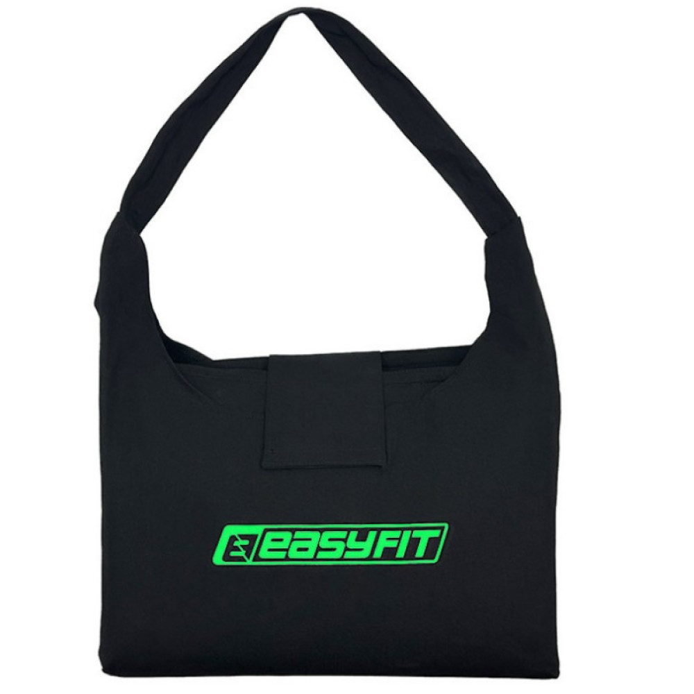 Массажный коврик EasyFit AcuRelax с иглами (аппликатор Кузнецова) черно-зеленый (EF-2710-BG)