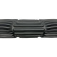 Масажний ролик EasyFit Dozer 45 см Чорний (EF-3702-Bk)