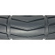 Массажный ролик EasyFit Rover 33 см Черный (EF-3703-Bk)