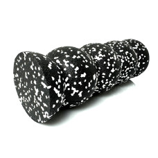 Массажный ролик EasyFit SS 30х10 см черный (EF-3707-Bk)