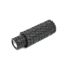 Массажный ролик EasyFit набор Grid Roller Double 33 см Черный (EF-7737s-4)