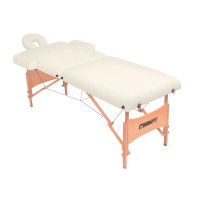 Масажний стіл EasyFit ZenRest кушетка складана Бежевий з чохлом (EF-2215-70)