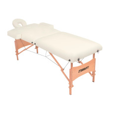 Массажный стол EasyFit ZenRest кушетка складная Бежевый с чехлом (EF-2215-70)