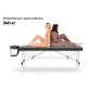 Масажний стіл EasyFit ZenRest-2 кушетка складана Чорна в чохлі (EF-2216-70)