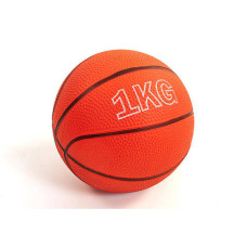 Медбол EasyFit MedicBall 1 кг медицинский мяч-слэмбол без отскока Оранжевый (EF-8407-1)