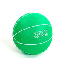 Медбол EasyFit MedicBall 3 кг медицинский мяч-слэмбол без отскока Зеленый (EF-8407-3)