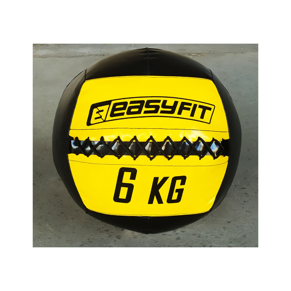 Медичний м'яч EasyFit Wall Ball медбол, волбол 6 кг (EF-WB-06)