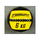 Медичний м'яч EasyFit Wall Ball медбол, волбол 6 кг (EF-WB-06)