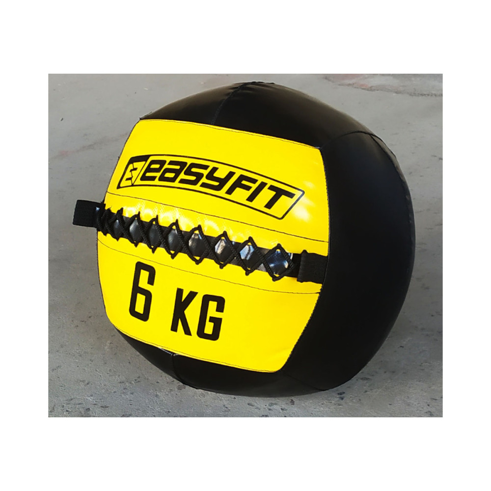 Медичний м'яч EasyFit Wall Ball медбол, волбол 6 кг (EF-WB-06)