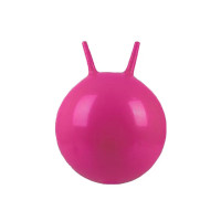 М'яч для фітнесу дитячий EasyFit 45 см із ріжками малиновий (EF-0380-CR)
