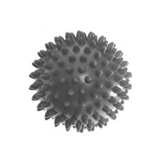 Массажный мячик EasyFit PVC 9 см жесткий серый (EF-1064-GY)