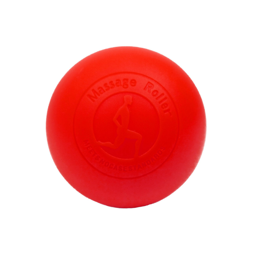 Масажний м'ячик EasyFit каучук 6.5 см червоний (EF-2076-R)