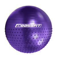 Фитбол 65 см EasyFit Hybrid фиолетовый (фитбол полумассажный) (EF-3011-V)