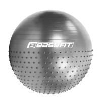 Фитбол 75 см EasyFit Hybrid серый (полумассажный фитбол) (EF-3012-GY)