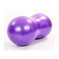 М'яч для фітнесу EasyFit Peanut 45х90 см фіолетовий (фітбол горіх-арахіс) (EF-3022-V)