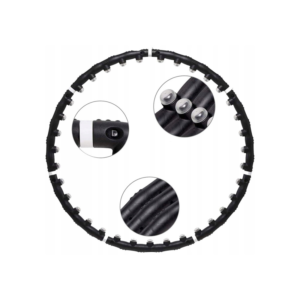 Хулахуп массажный EasyFit Loadstone обруч для талии (EF-0252)