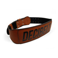 Пояс атлетический EasyFit DeciBelt (кожа) коричневый 4XL (EF-BR4XL)