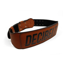 Пояс атлетический EasyFit DeciBelt (кожа) коричневый 3XL (EF-BR3XL)