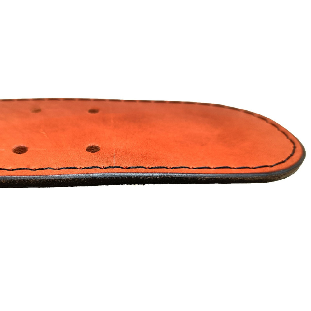 Пояс атлетический EasyFit DeciBelt (кожа) коричневый 3XL (EF-BR3XL)