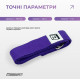 Ремень для йоги EasyFit с петлей (фиолетовый) (EF-1831-V)