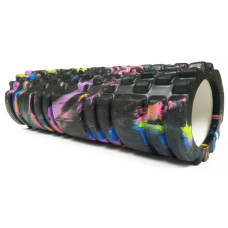 Массажный роллер EasyFit Grid Roller Multi 30 см черный (EF-20161-BK)