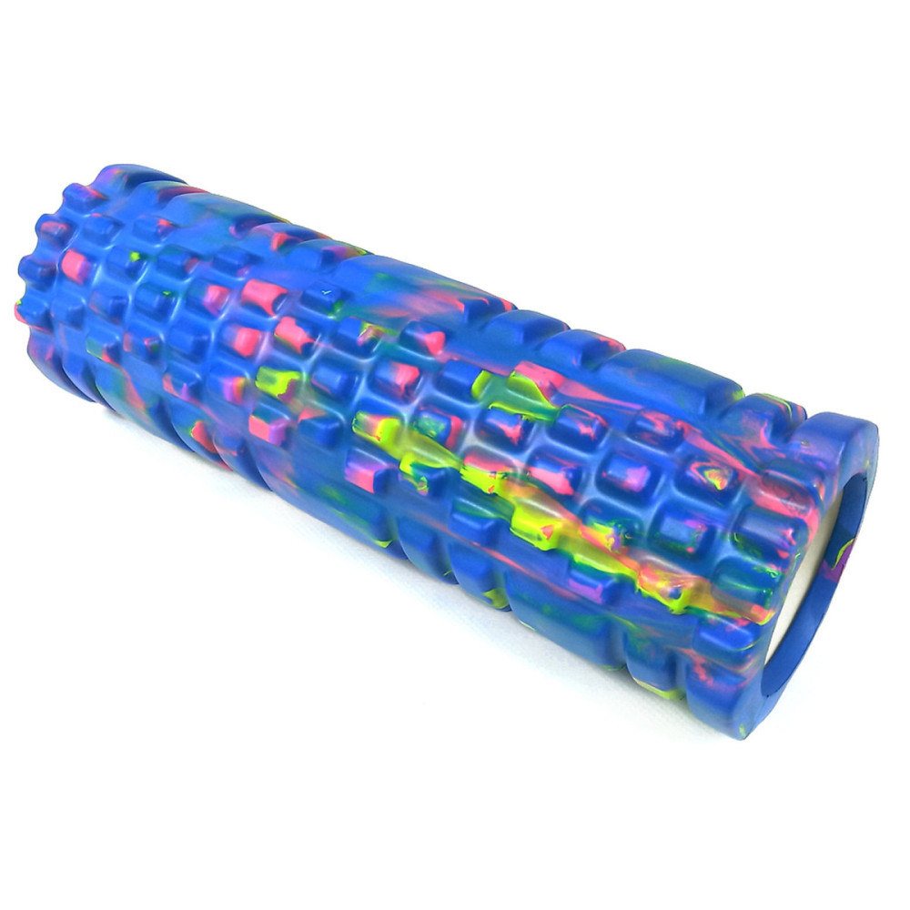 Масажний ролер EasyFit Grid Roller Multi 30 см синій (EF-20161-BL)