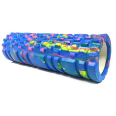 Массажный роллер EasyFit Grid Roller Multi 30 см синий (EF-20161-BL)